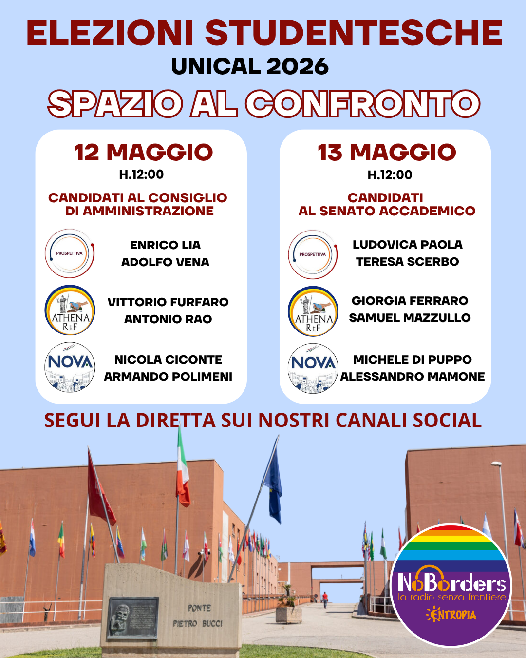 Dibattito – Elezioni UNICAL